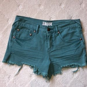 Free People Jean Shorts